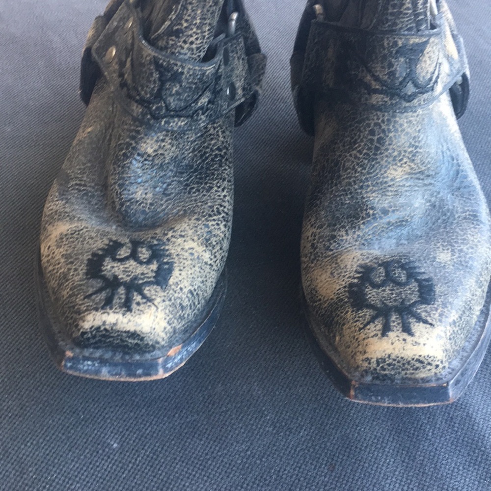 *RARE* Old Gringo Phoenix/ Biker Moto Boots - Picture 2 of 6